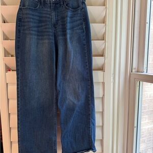 Old Navy High-Rise Wow Wide-Leg Jeans in Denim Blue
